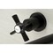 Kingston Brass KS8040ZX Wall Mount Tub Faucet, Matte Black KS8040ZX - alternate 3